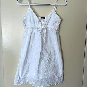 Brandy Melville white cotton eyelet sundress
